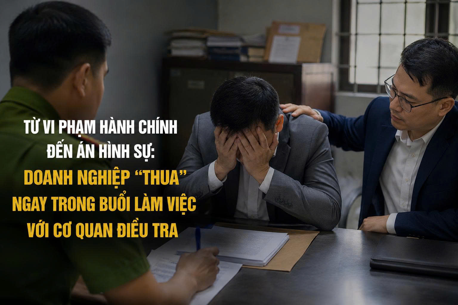 Từ vi phạm hành chính đến án hình sự: Doanh nghiệp “thua” ngay trong buổi làm việc với cơ quan điều tra
