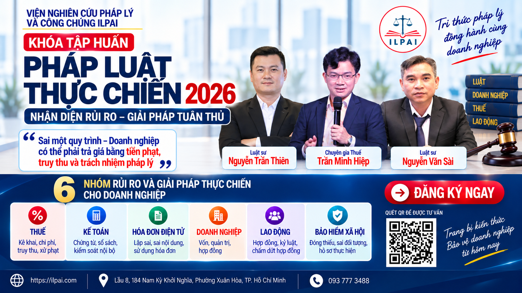 Khóa tập huấn Pháp luật thực chiến – Cập nhật mới 2026