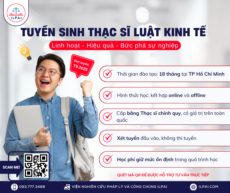 HỌC THẠC SĨ LUẬT KINH TẾ: LINH HOẠT - HIỆU QUẢ - BỨT PHÁ SỰ NGHIỆP