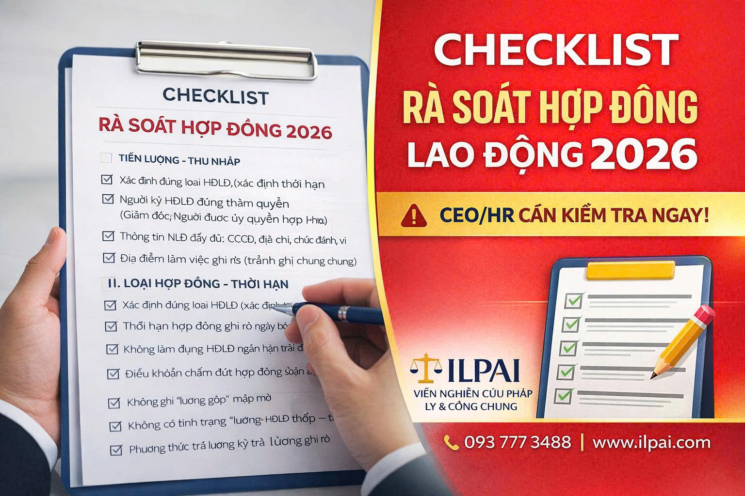 Hợp đồng lao động 2026: Doanh nghiệp không sửa là bị xử phạt 